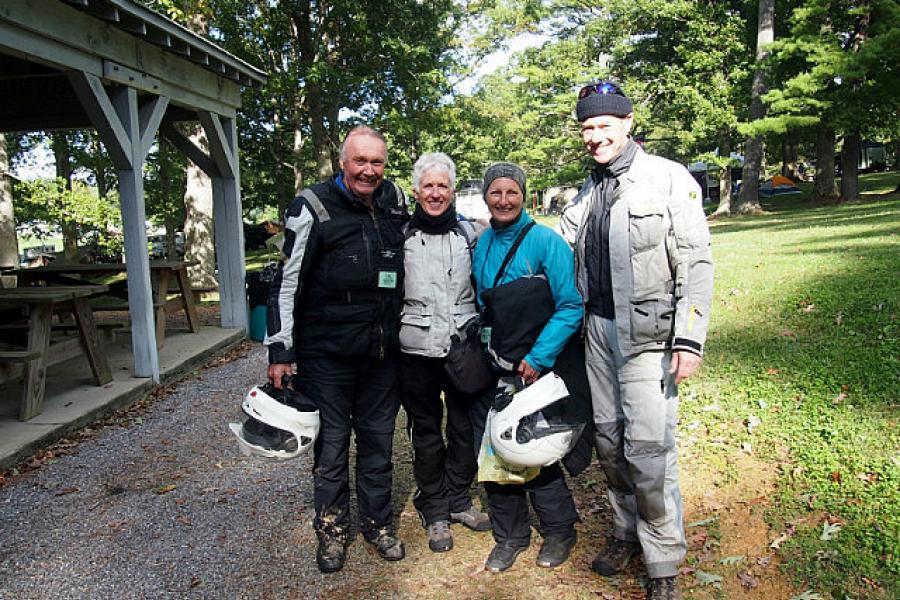 Ken, Jo, Carol and Mike at Asheville