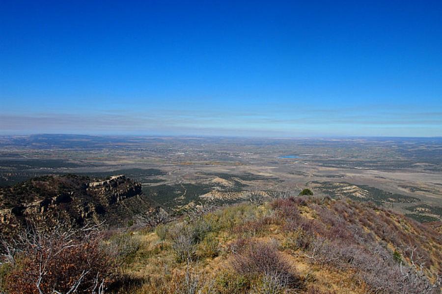 A view over the plains