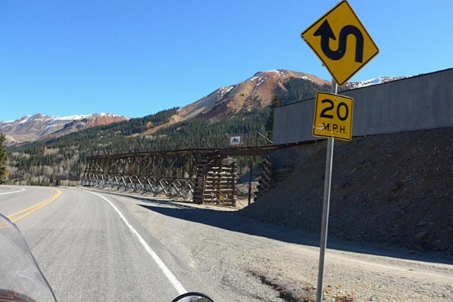 Our favourite sign north of Durango CO