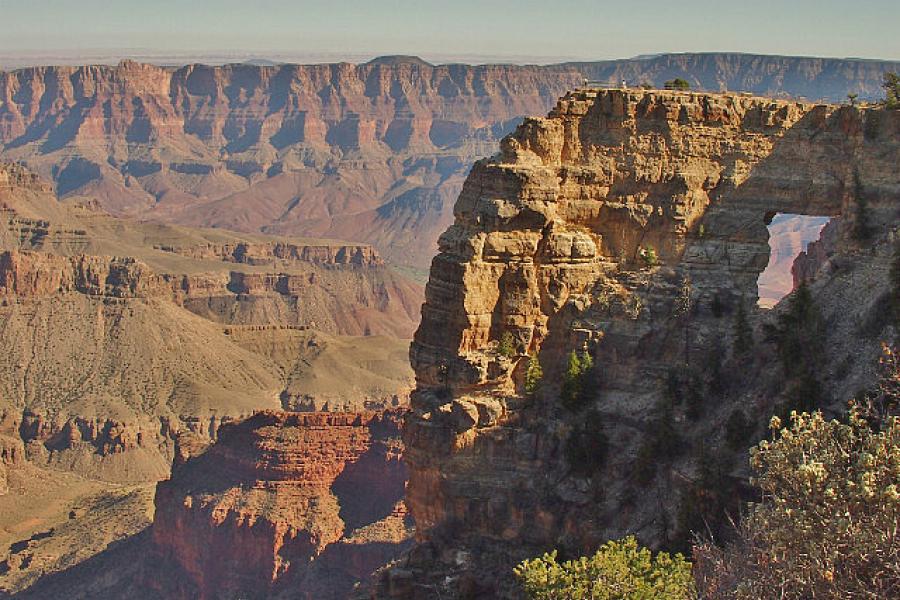 Angel's Window from Cape Royal, Grand Canyon Nth Rim