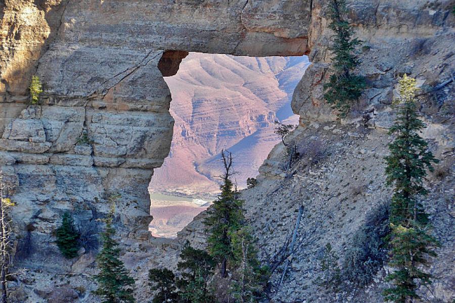 Angel's Window near Cape Royal, Grand Canyon Nth Rim