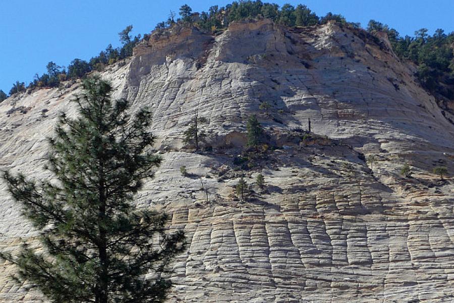 The Chequerborad Mesa, Zion NP east entrance