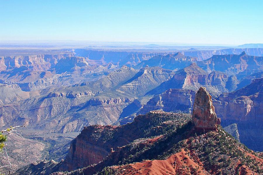 View from Bright Angel Point GCNP nth Rim