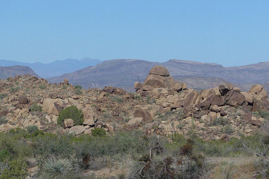 Scenery along the back road to Flagstaff AZ