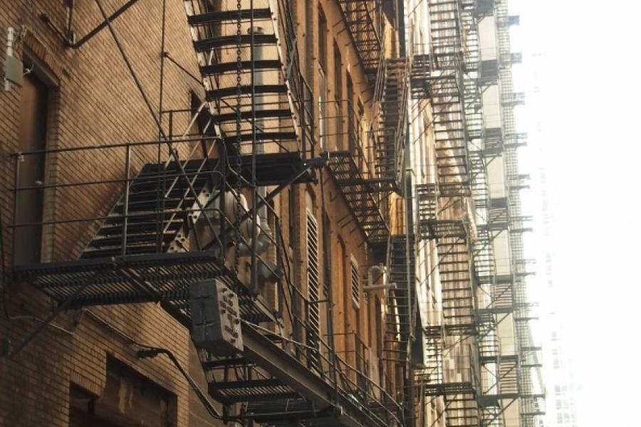 Back street fire escapes, Chicago IL