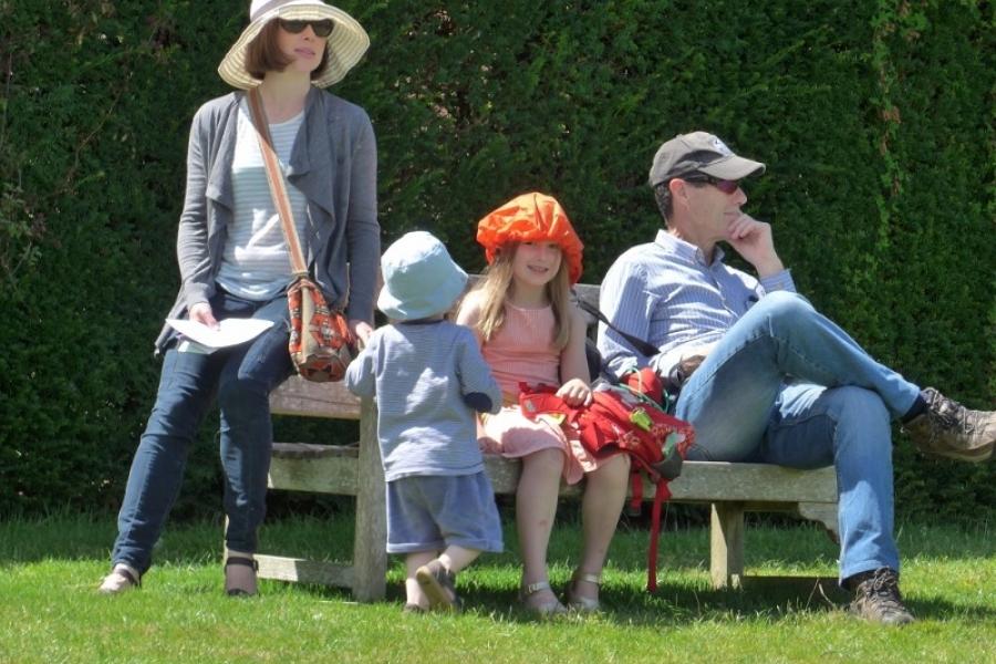 Sarah Conall, Erin and Mike in the park