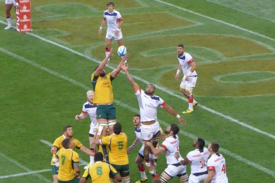 The Wallabies versus the Eagles in Chicago