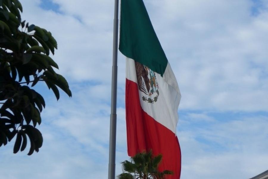 Mexico, a land of big flags