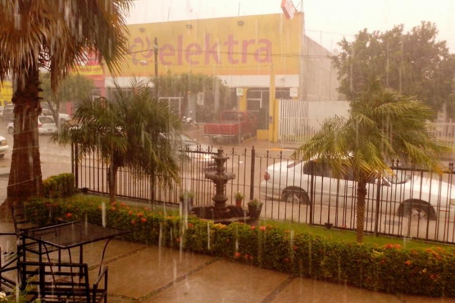 Rain in El Fuerte