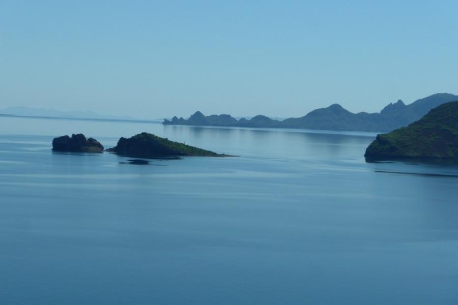 The coast south of Loreto