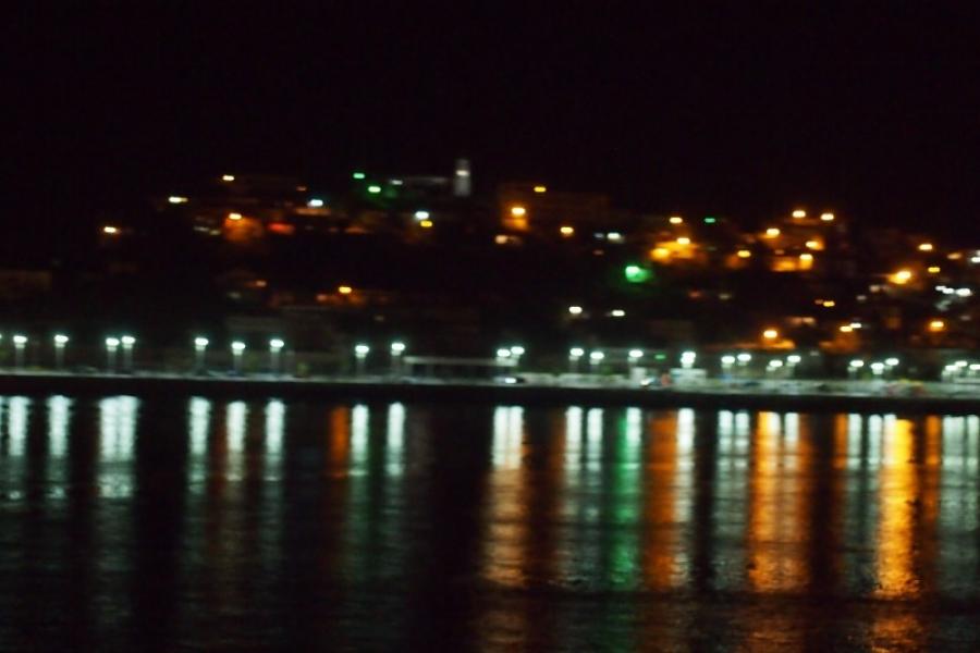 Topolobampo Port by night