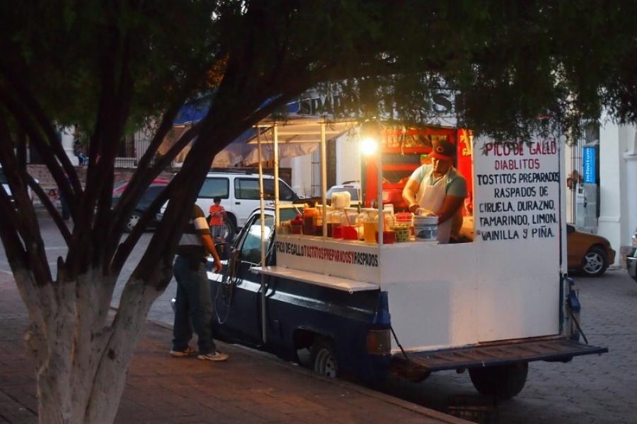 Taco stalls like this are everywhere