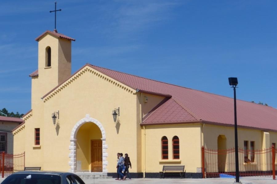 The main church at Creel