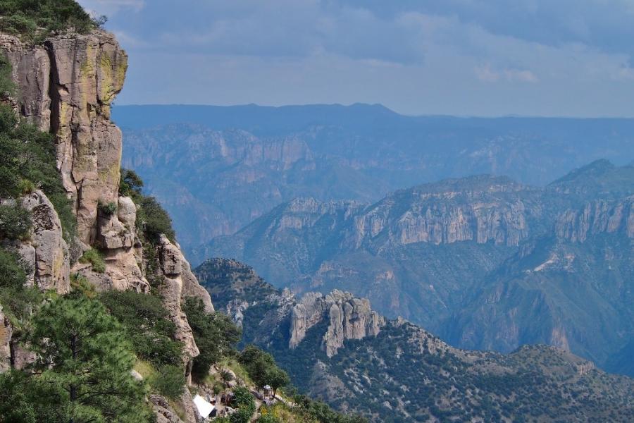 Canyon view from the Mirador Hotel