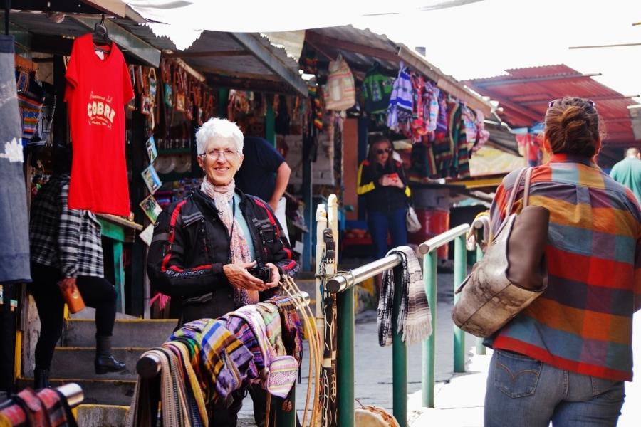 Jo in the markets at Divisadero