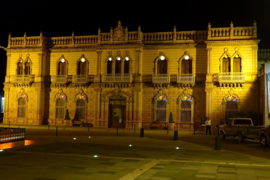 Hidalgo del Parral by night