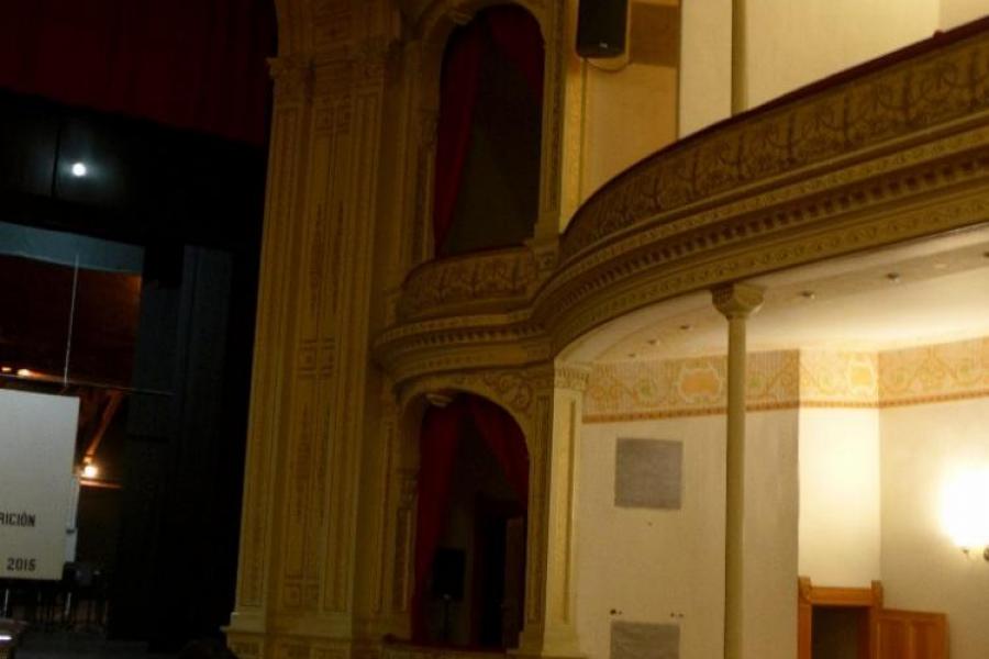 Inside the beautiful Zacatecas Theatre