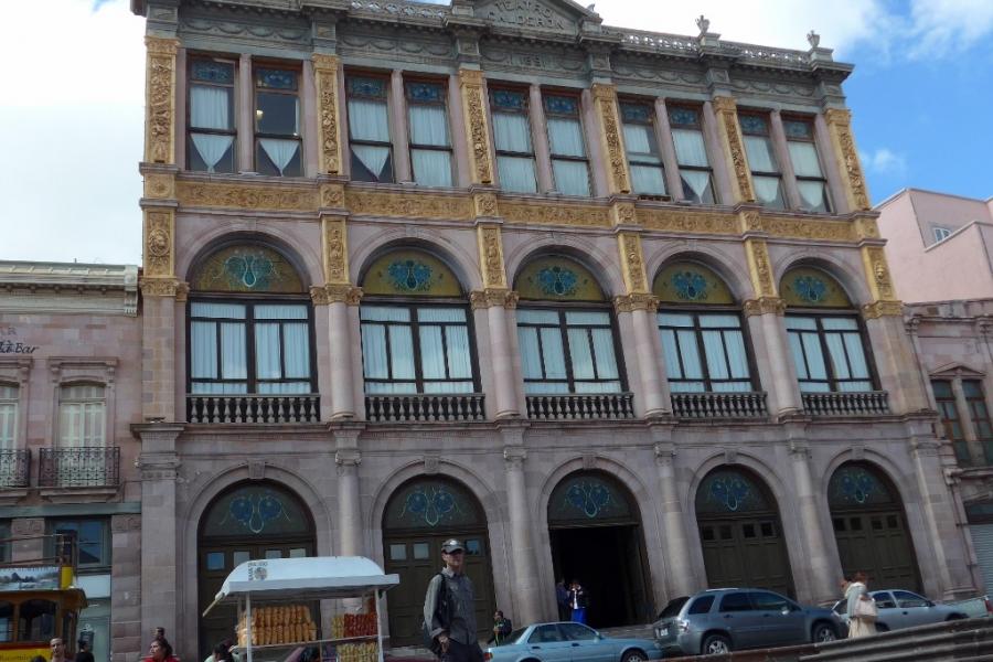 The theatre in Zacatecas