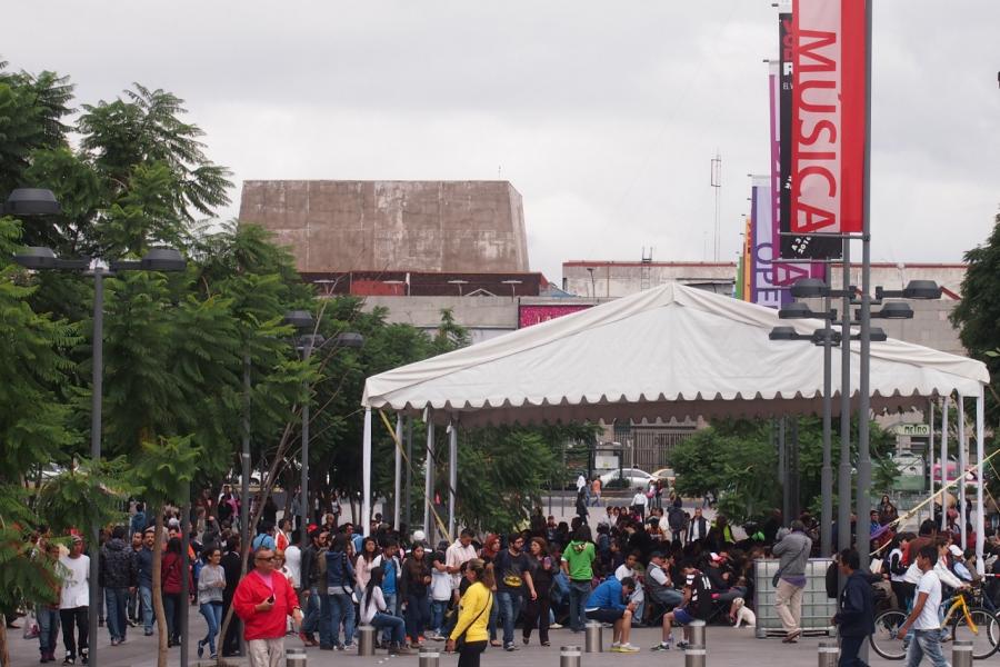 Public entertainment in the park