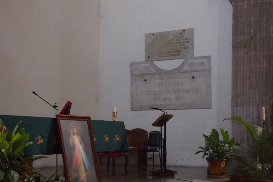 The tomb of Hernan Cortes