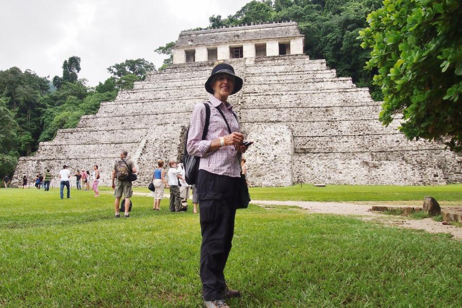 Jo at Palenque