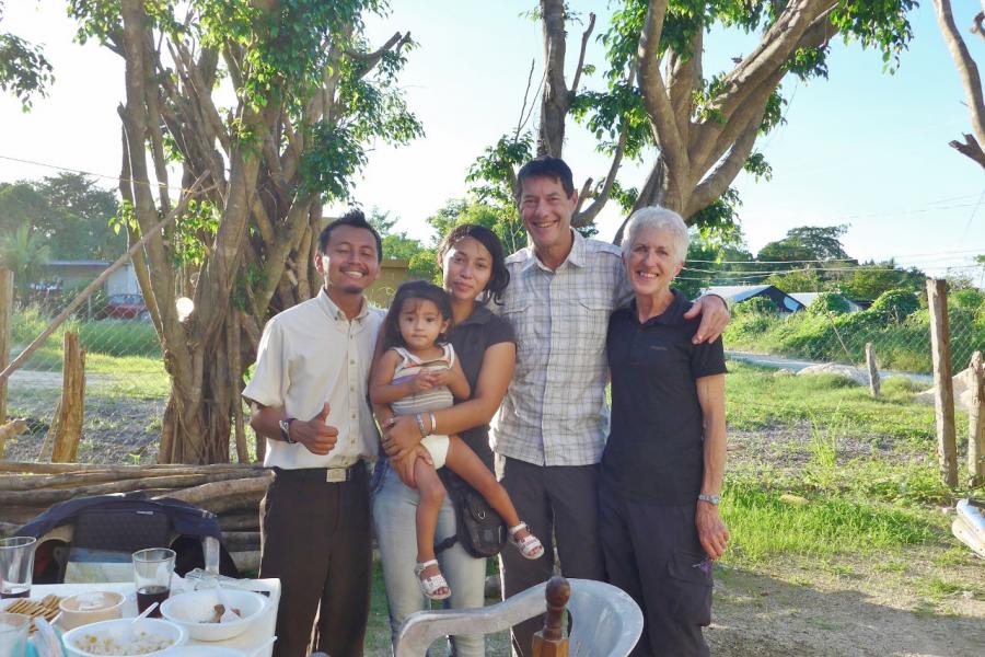 Roman and Nayell with daughter Hatziry