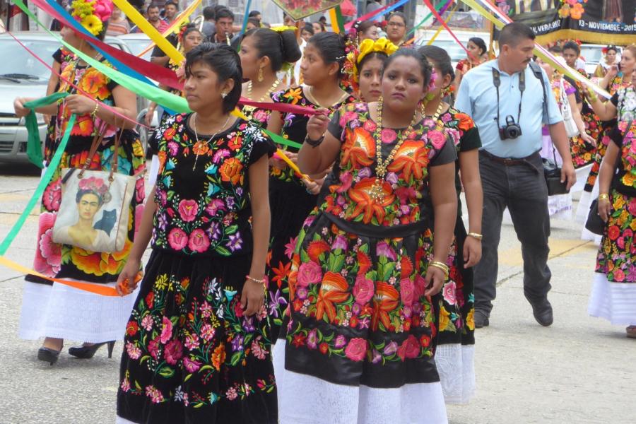 Street parade, Acayucan