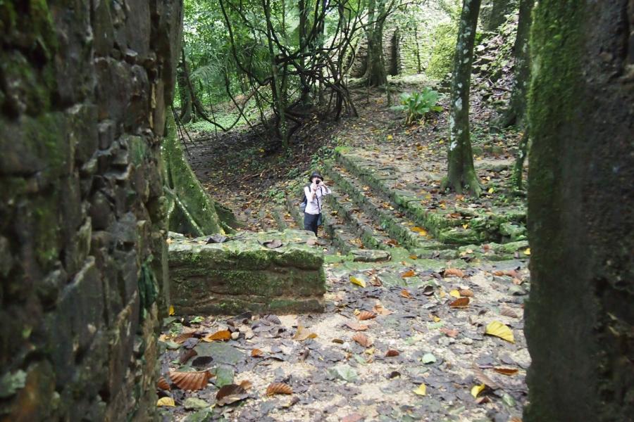 Jo at Palenque