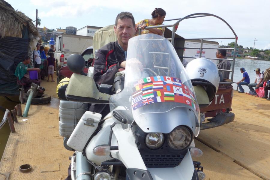 Mike and Elephant take a ferry ride, Sayaxch