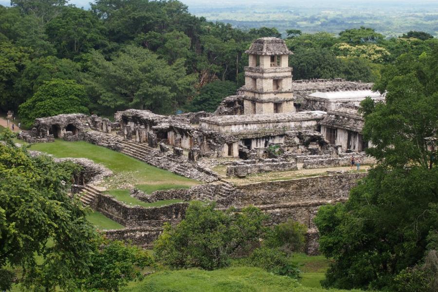 The Temple Complex at Palenque