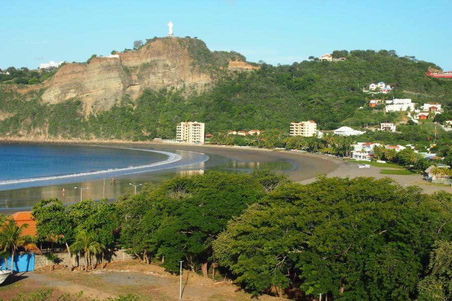 The  view from our room at San Juan del Sur