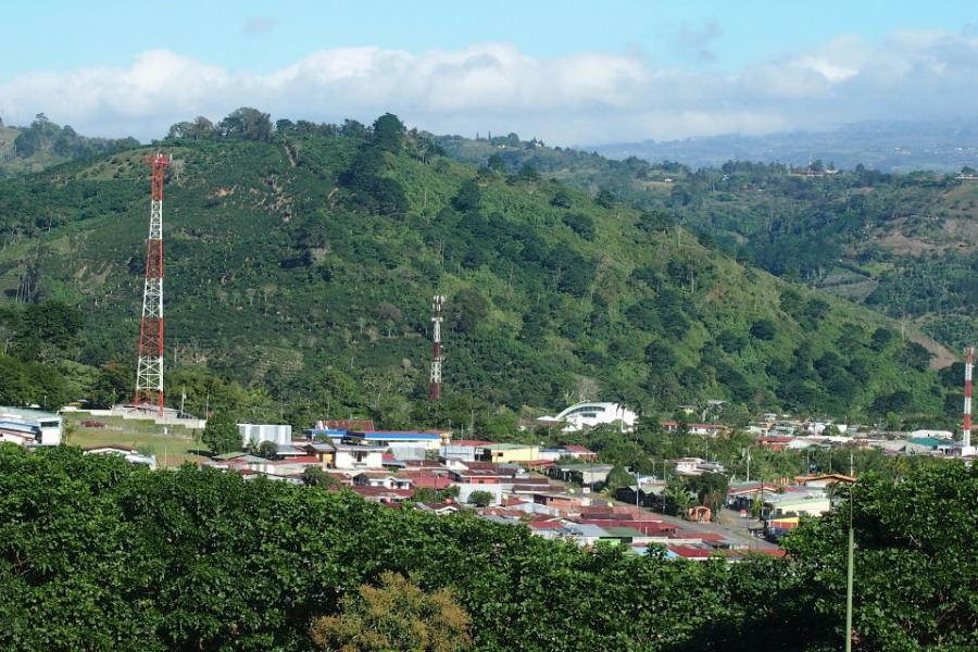 Orosi from our hotel above the village