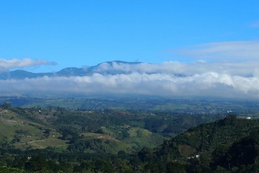 The Valle de Orosi from our hotel room