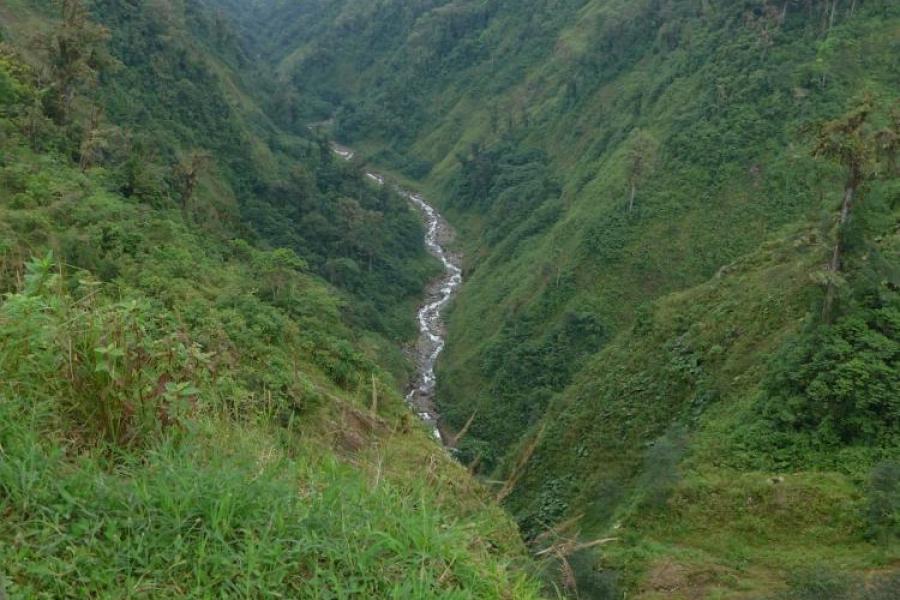 Valle de Rio Paz near San Jose