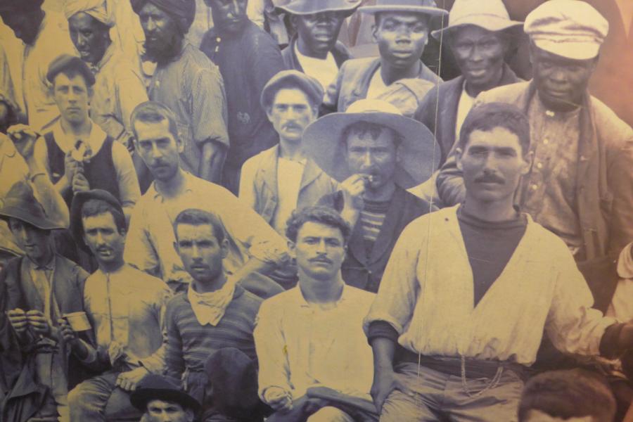 Scene from the Panama Canal Museum