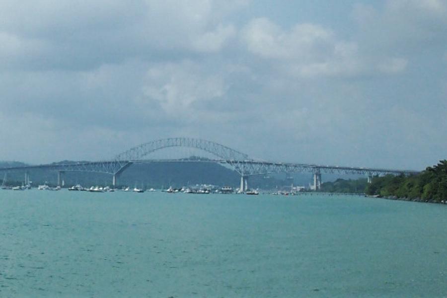 The Bridge of the Americas over the Panama Canal