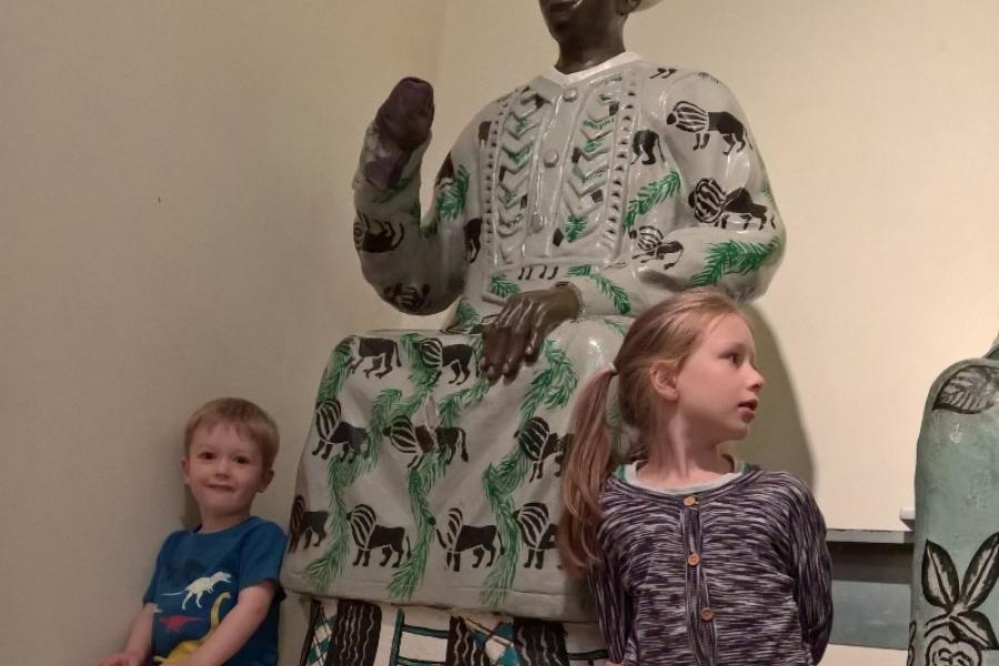 Conall and Erin at the Horniman Museum, London