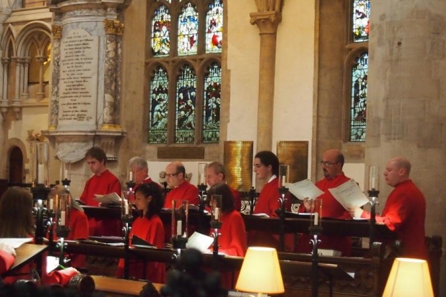 Evensong at Christ College Oxford