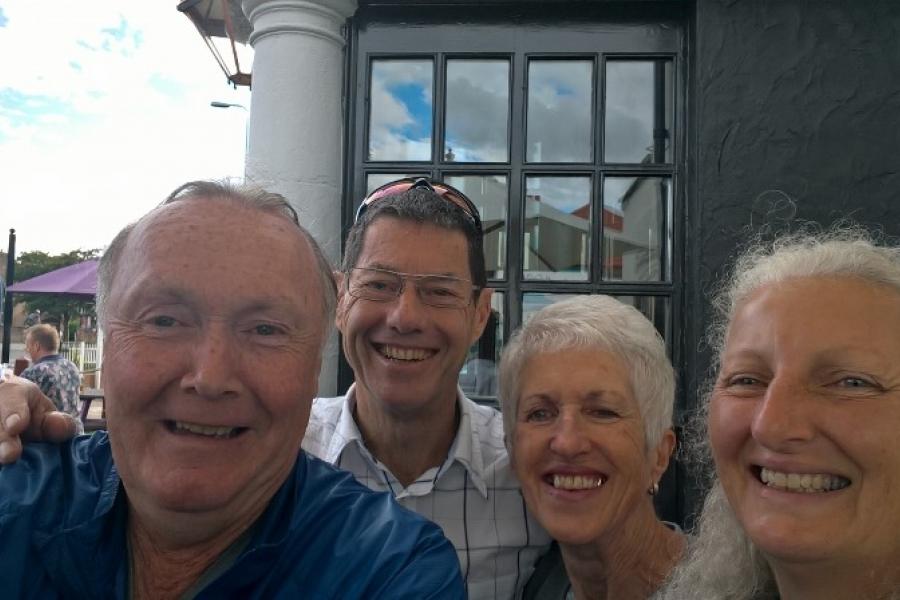 Ken, Mike, Jo and Carol in Oxford