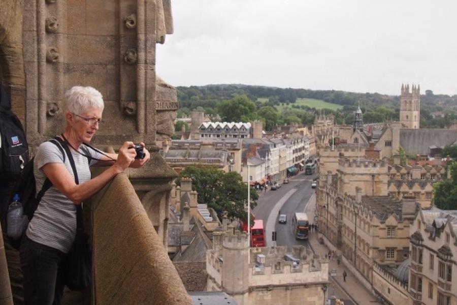 Lots of stairs for a good view, Oxford, UK