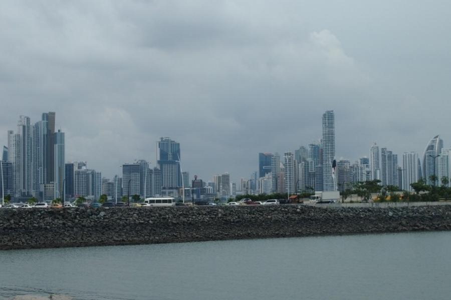 Panama New City from Panama Old City