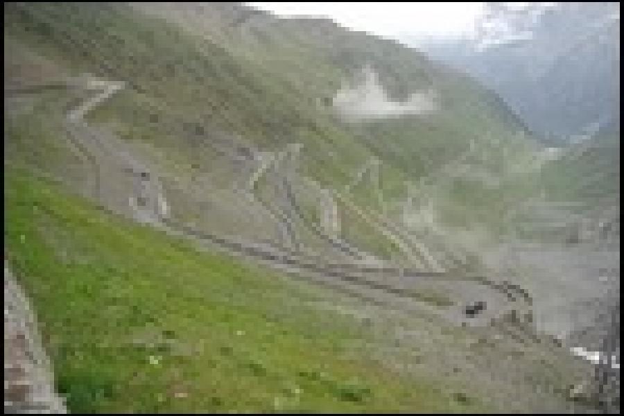 Stelvio from the pass