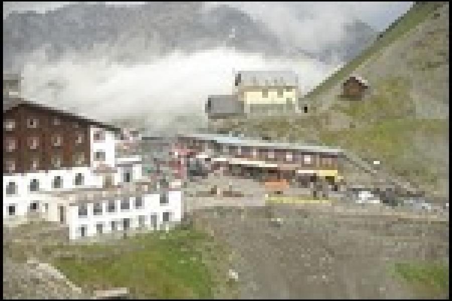 Stelvio Pass village 