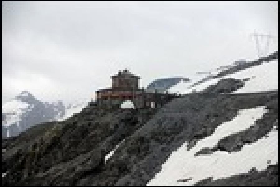 The cafe at the Stelvio Pass