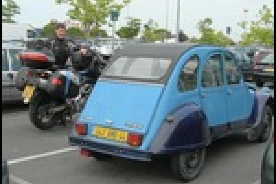 Citroen 2CV with BZH Plate