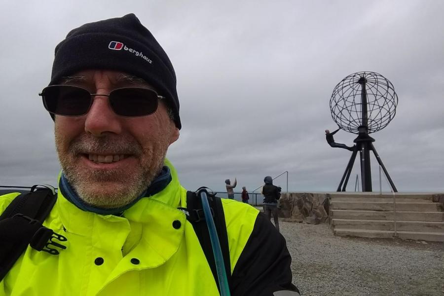 Nordkapp selfie