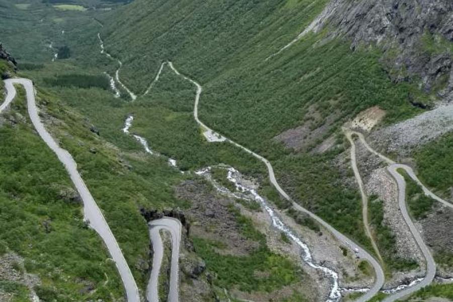 Trollstigen from above