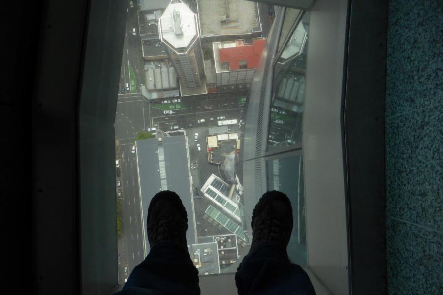 Sky tower, Glass floor