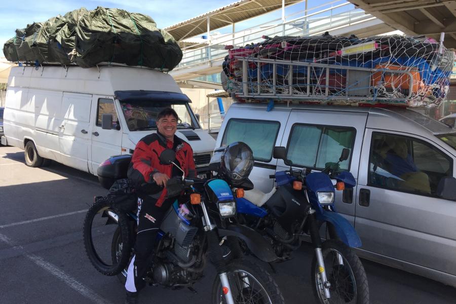 Ready to get the ferry from Almeria to Nador