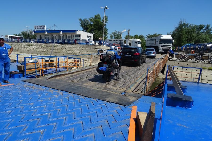 ferry across the Danube